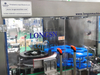 Máquina de etiquetado de pegamento de fusión en caliente de película OPP Bopp de alimentación por rollo de etiquetas adhesivas para botellas de jugo de PET totalmente automática