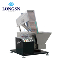 Máquina automática de plegado de corte longitudinal de anillo antirrobo de tapa de botella de plástico